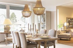 Online Flamant Zofia, Suspension, Perles De Fer Et Bois