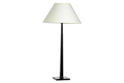 Hot Flamant Gordes, Lampe A Poser, Noir, Aluminium, H 78 Cm